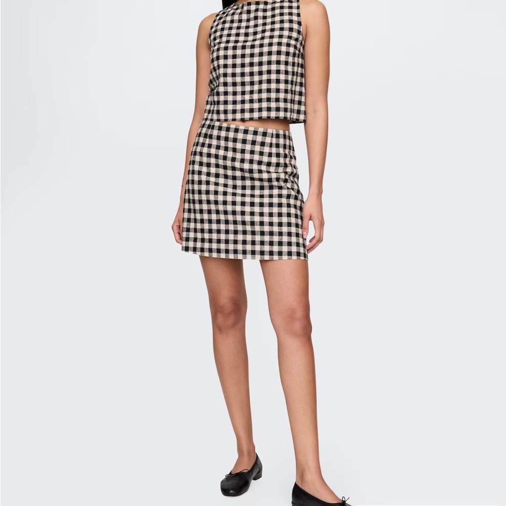 GAP linen blend skort NWT